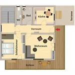 アパート Haus Schroffenstein シュラートミンク